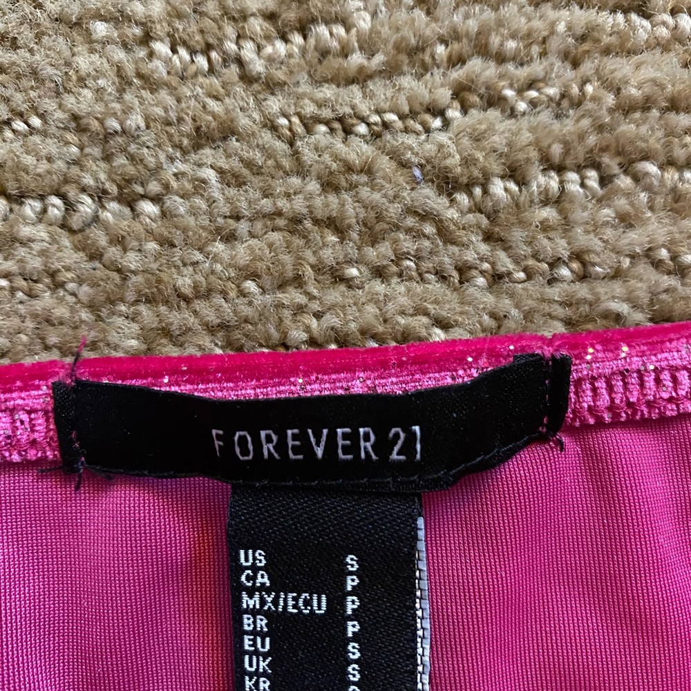 Pink forever 21 tube top